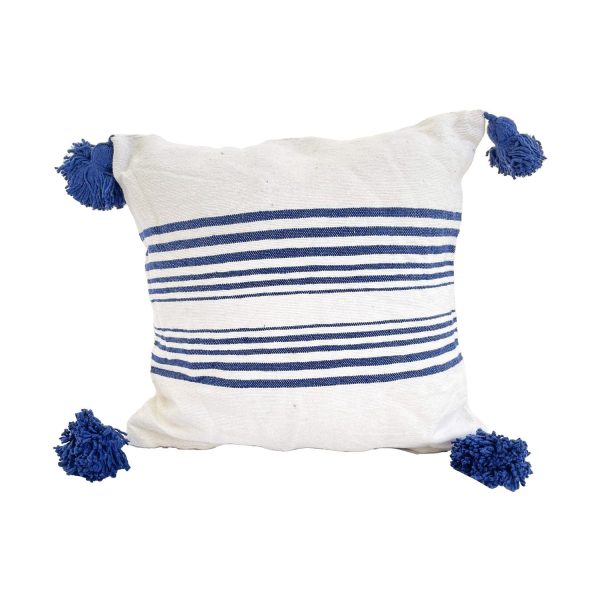 cojin-de-algodon-blanco-con-lineas-y-pompones-azules-3 cojin-de-algodon-blanco-con-lineas-y-pompones-azules-1 cojin-de-algodon-blanco-con-lineas-y-pompones-azules-2
